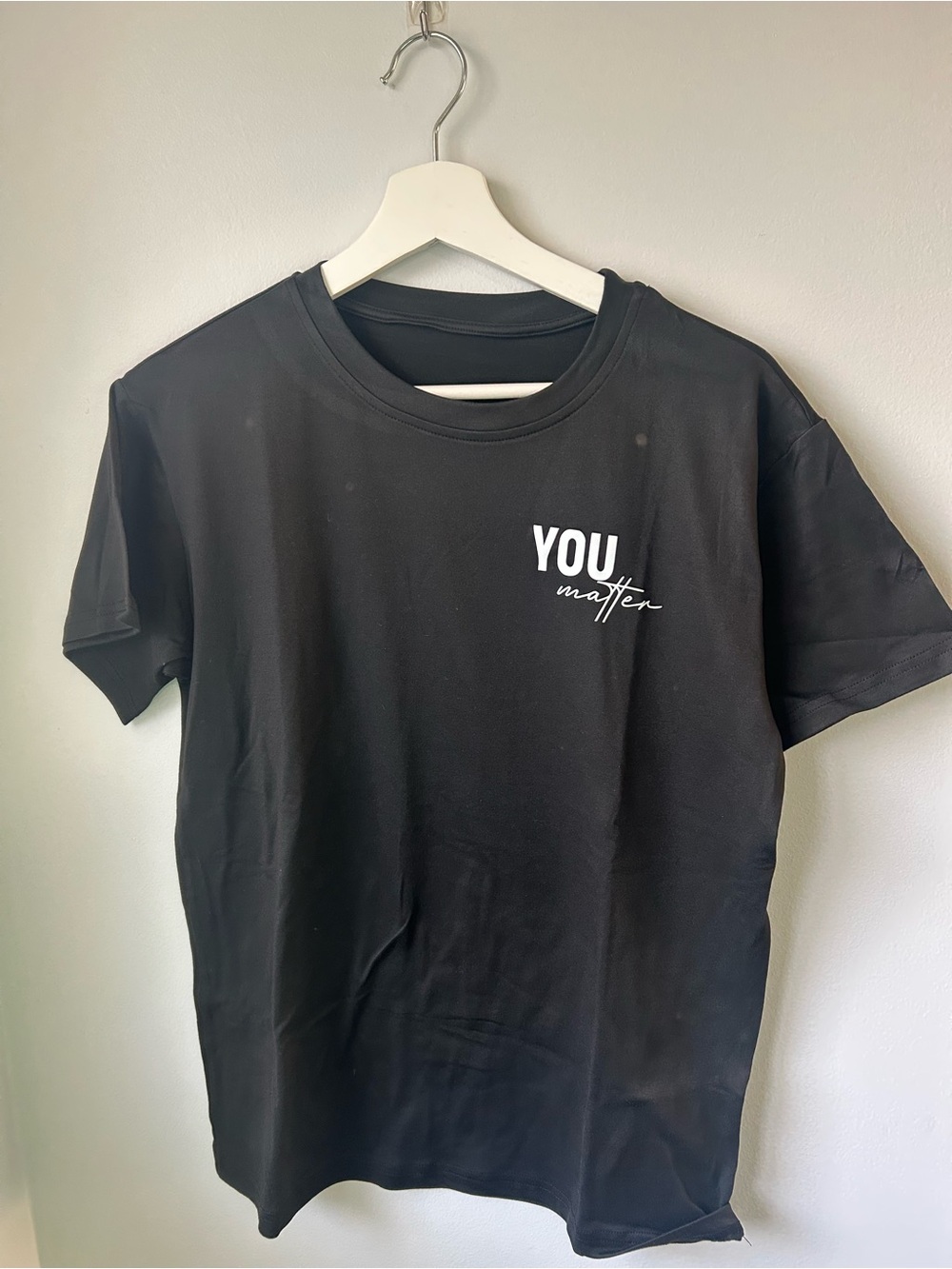 NWOT Black "You Matter" Graphic Tee - Picture 2 of 6